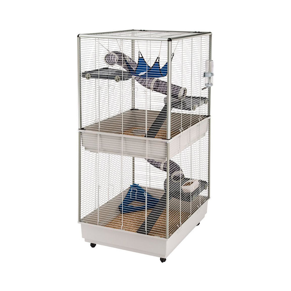 Gaiola Ferplast Para Ferret/Furão e Chinchilas Furet Tower Branca