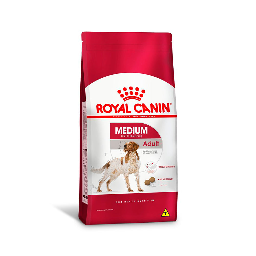 Ração Seca Royal Canin Medium Adult para Cães Adultos de Porte Médio