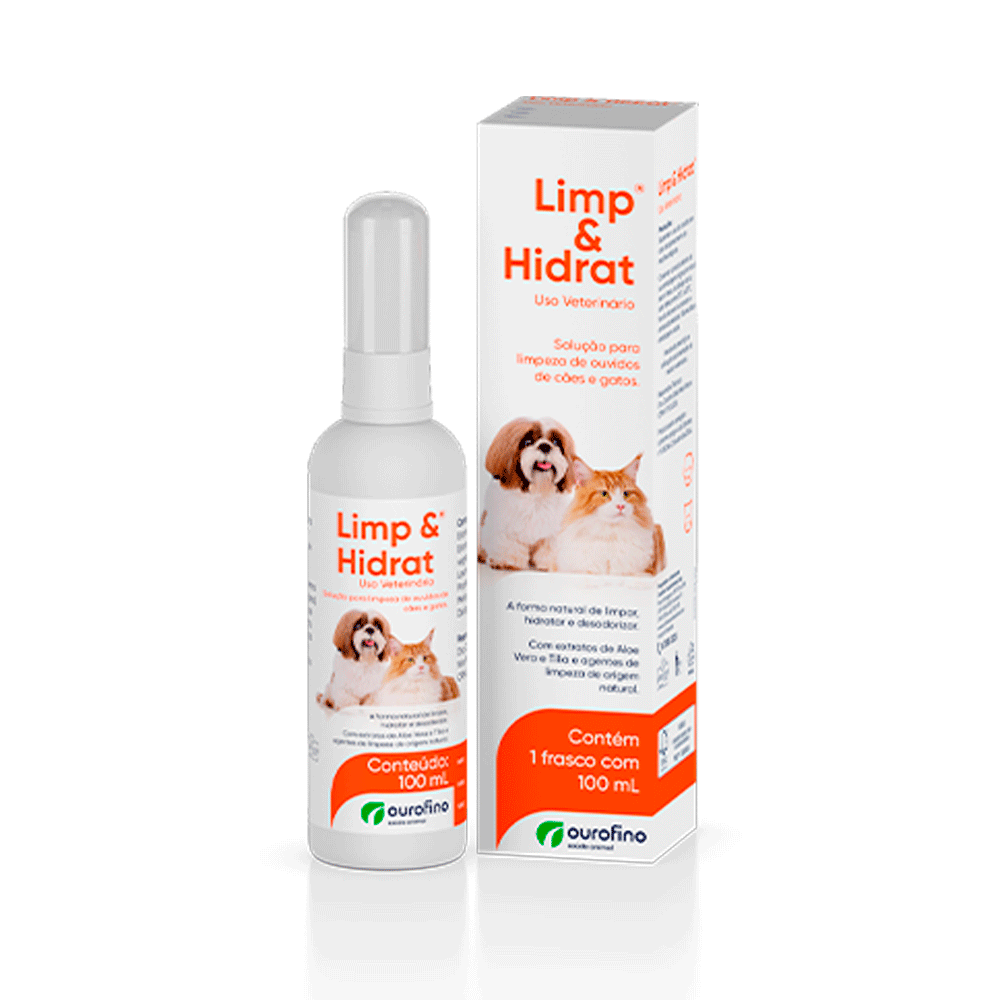Limp & Hidrat Solução Otológica para Cães e Gatos