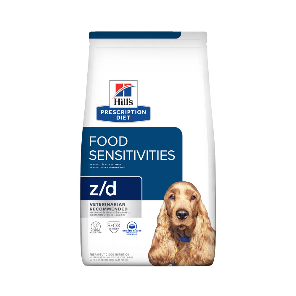 Ração Hills Prescription Diet Z/D Alergias Alimentares e da Pele Para Cães Adultos Com Alergias e Problemas De Pele - 3,6kg