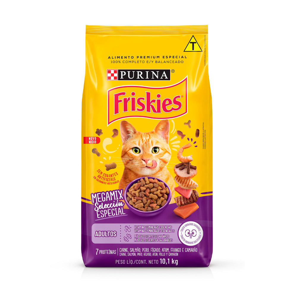 Ração Purina Friskies Megamix para Gatos Adultos