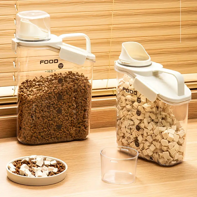 Kit Recipiente De Alimentos Para Animais 2 Unidades
