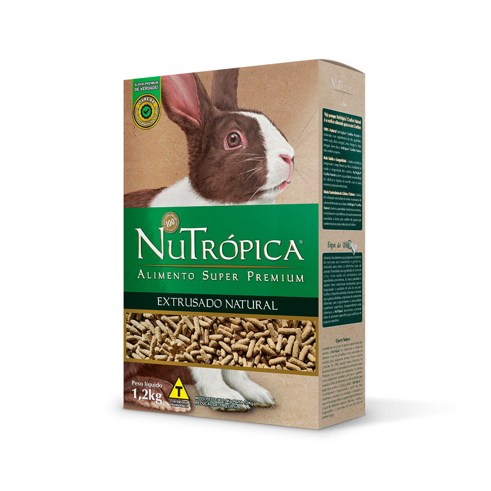 Ração Nutrópica Coelhos Adultos Natural