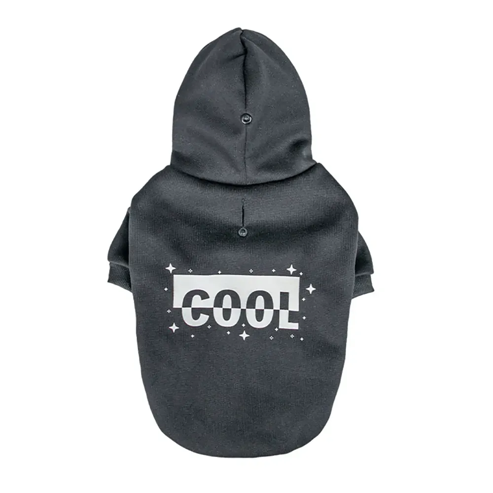 Moletom com Capuz para Cães Cool Flicks Preto