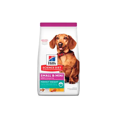 Ração Hill's Science Diet Peso Perfeito Pequenos e Mini para Cães Adultos Sabor Frango 1,81 kg