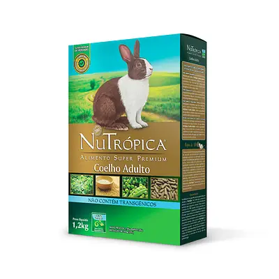 Alimento Nutrópica Coelho Adulto
