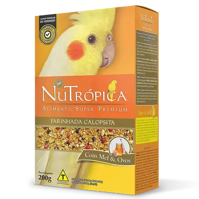 Farinhada Nutrópica para Calopsita à Base de Mel e Ovos