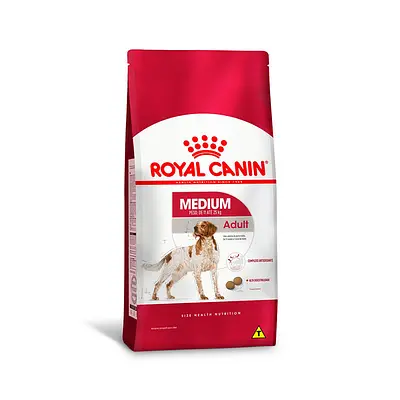 Ração Seca Royal Canin Medium Adult para Cães Adultos de Porte Médio