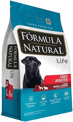 Ração Fórmula Natural Life para Cães Adultos de Raças Médias e Grandes 15kg