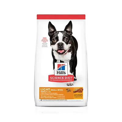 Ração Hill's Science Diet Light Pedaços Pequenos para Cães Adultos