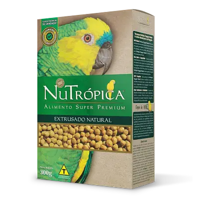 Ração Nutrópica Papagaios Extrusado Natural