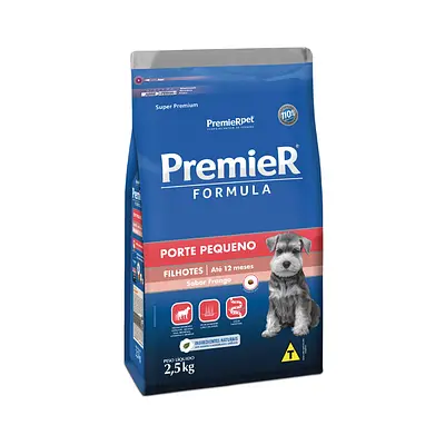 Ração Premier Fórmula para Cães Filhotes de Raças Pequenas Sabor Frango