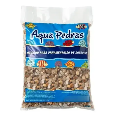 Cascalho de Rio para Aquário Aqua Pedras N° 3