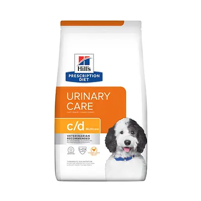 Ração Hills Prescription Diet C/D Multicare Cuidado Urinário Para Cães Adultos Com Doenças Urinárias