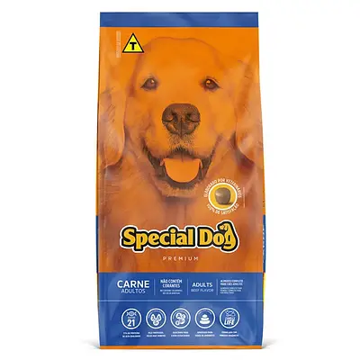 Ração Special Dog Para Cães Adultos Carne 20 kg