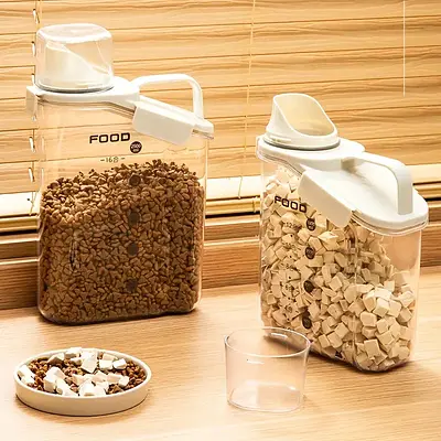 Kit Recipiente De Alimentos Para Animais 2 Unidades