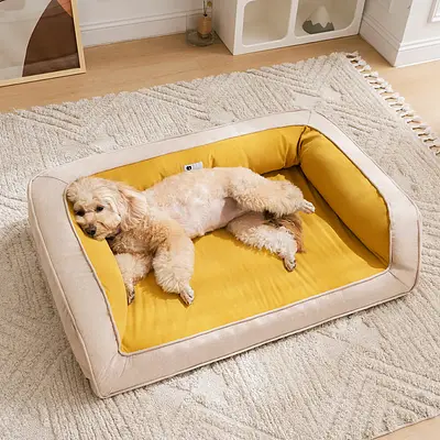 Sofá-cama Ortopédico Confortável com Suporte Total para Cães Ultimate Lounger