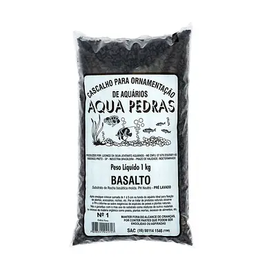 Substrato para Aquários Basalto Aqua Pedras Nº 1