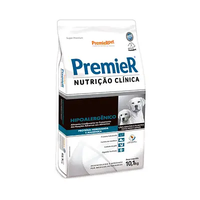 Ração Premier Nutrição Clínica Hipoalergênico para Cães de Médio e Grande Porte 10,1kg