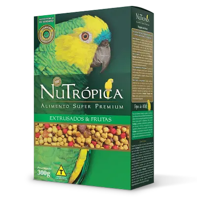 Ração Nutrópica para Papagaios com Frutas