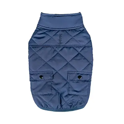 Casaco Quilting para Cães Flicks Azul