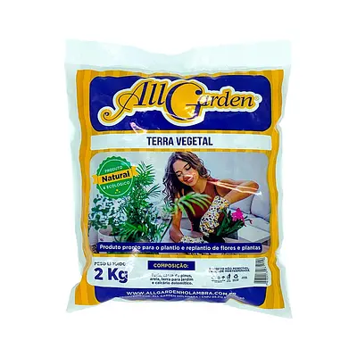 Terra Vegetal para Jardinagem All Garden