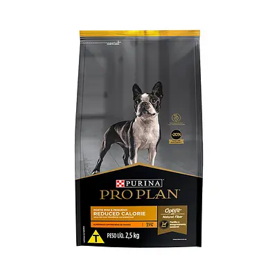 Ração Nestlé Purina Pro Plan Reduced Calorie para Cães Adultos de Raças Pequenas Sabor Frango