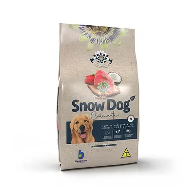 Ração Snow Dog Flores Calmante para Cães Adultos de Porte Médio e Grande