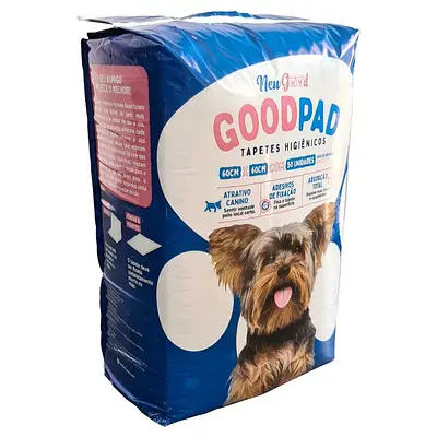 Good Pad Tapete Higiênico Para Cães 60Cmx60Cm 50 Unidades