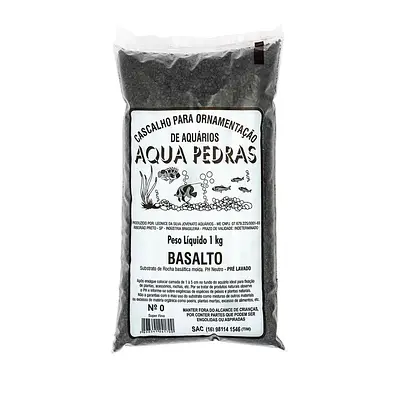 Substrato para Aquários Basalto Aqua Pedras Nº 0