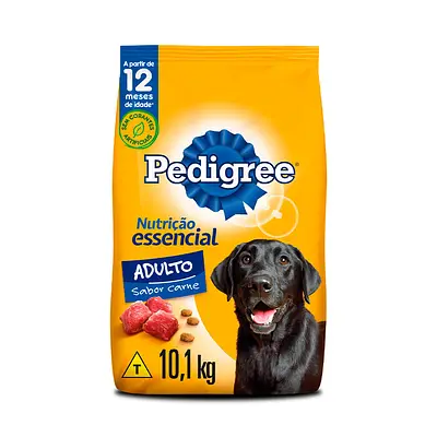 Ração Pedigree Nutrição Essencial Carne para Cães Adultos