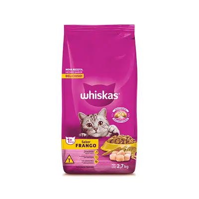 Ração Whiskas Gatos Adultos Frango