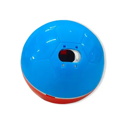 Brinquedo Comedouro Amicus Crazy Ball Vermelho e Azul