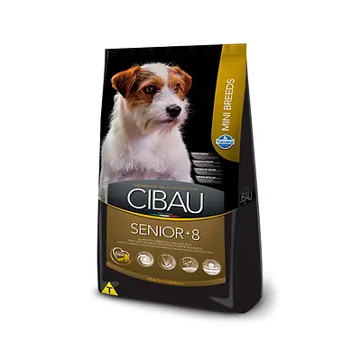 Ração Cibau Mini Breeds 8+ Senior para Cães Adultos de Raças Pequenas