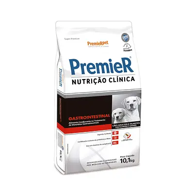 Ração Premier Nutrição Clínica Gastrointestinal para Cães de Médio e Grande Porte 10,1kg