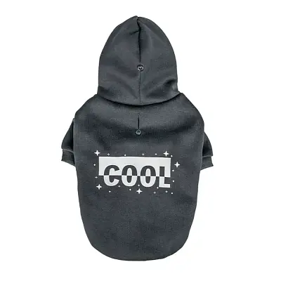 Moletom com Capuz para Cães Cool Flicks Preto