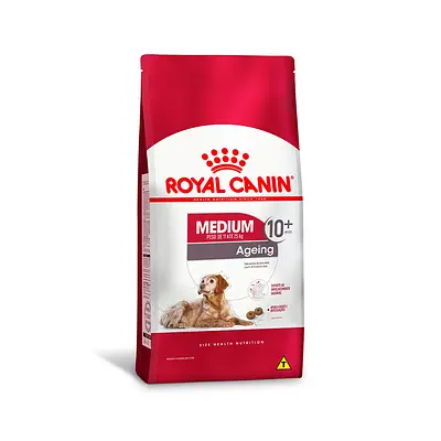 Ração Seca Royal Canin Medium Ageing 10 + para Cães Idosos de Porte Médio com 10 Anos ou mais - 15 Kg