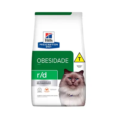 Ração Hills Prescription Diet R/D Redução De Peso Para Gatos Adultos Obesos 1,8kg