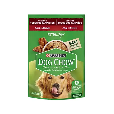 Ração Úmida Dog Chow Cães Adultos Carne