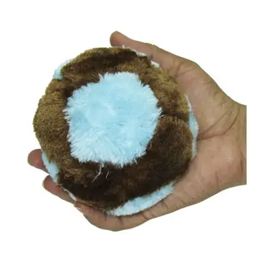 Brinquedo Mordedor Chalesco Bolas De Pelúcia Cães