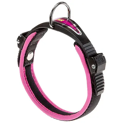 Coleira Ferplast Ergofluo C Para Cães Rosa