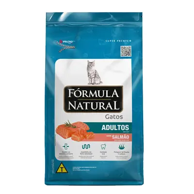 Ração Fórmula Natural Super Premium Gatos Castrados Adultos Salmão 7kg