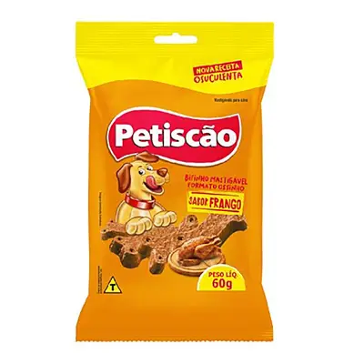 Petisco Cães Petiscão Frango 60g