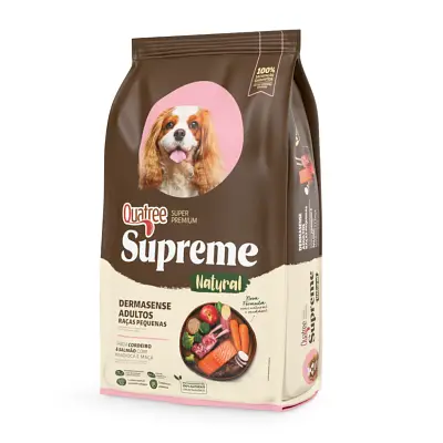 Ração Quatree Supreme Dermasense Cães Adultos Raças Pequenas 2,5Kg