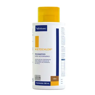 Shampoo para Cães Virbac Ketochlor 500ml