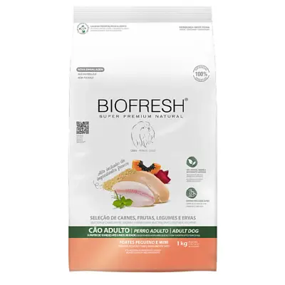 Ração Biofresh Cães Adultos Raças Pequenas e Mini 10,1kg
