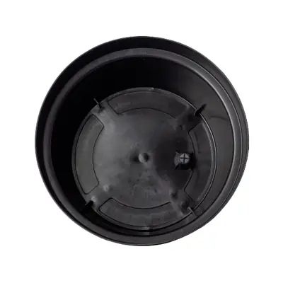 Vaso Cuia Okla Bari Preto para Jardim Tamanho 3