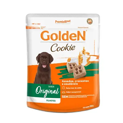 Biscoito Premier Golden Cookies Cães Filhotes 350g