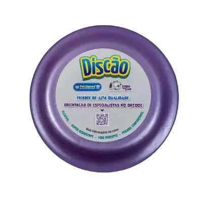 Brinquedo Cães Pet Games Discao Roxo