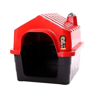 Casa Durapets Plástica Durahouse Vermelha Nº3